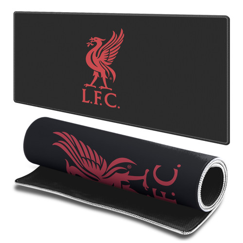 Liverpool Football Club Graphics Liverbird Black Gaming Office Desk PC Keyboard Mouse Mat Pad - L