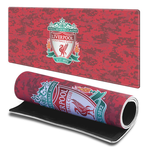 Liverpool Football Club Graphics Digital Camou Crest Gaming Office Desk PC Keyboard Mouse Mat Pad - L