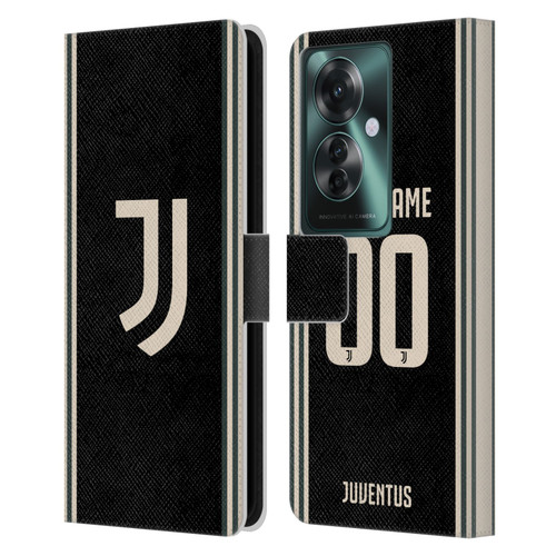 Custom Customised Personalised Juventus Football Club 2025/26 Kit Third Leather Book Wallet Case Cover For OPPO Reno11 F 5G / F25 Pro 5G Custom Customised Personalised Juventus Football Club 2025/26 Kit Third Leather Book Wallet Case Cover For OPPO Reno11 F 5G / F25 Pro 5G