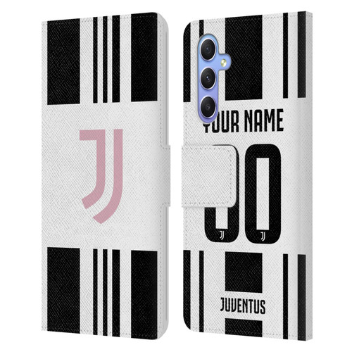 Custom Customised Personalised Juventus Football Club 2025/26 Kit Home Leather Book Wallet Case Cover For Samsung Galaxy A34 5G
