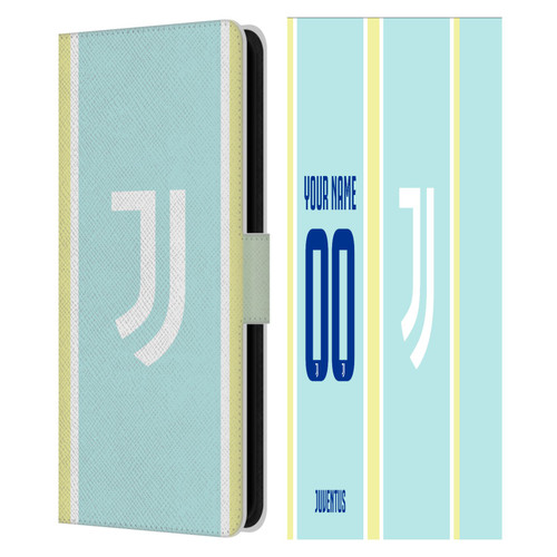 Custom Customised Personalised Juventus Football Club 2025/26 Kit Away Leather Book Wallet Case Cover For Samsung Galaxy S23 FE 5G