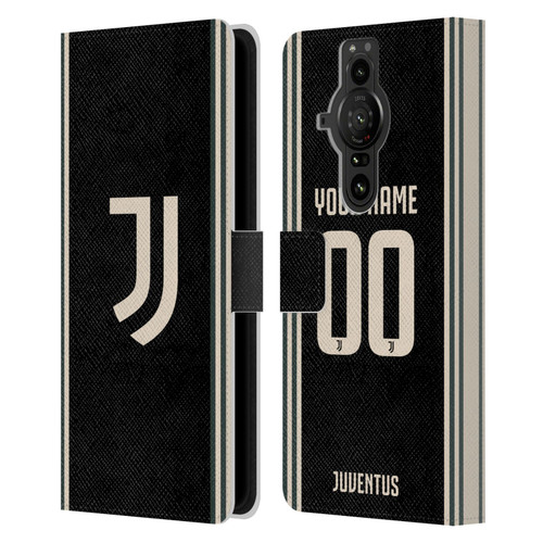 Custom Customised Personalised Juventus Football Club 2025/26 Kit Third Leather Book Wallet Case Cover For Sony Xperia Pro-I