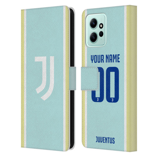 Custom Customised Personalised Juventus Football Club 2025/26 Kit Away Leather Book Wallet Case Cover For Xiaomi Redmi 12