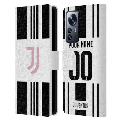 Custom Customised Personalised Juventus Football Club 2025/26 Kit Home Leather Book Wallet Case Cover For Xiaomi 12 Pro