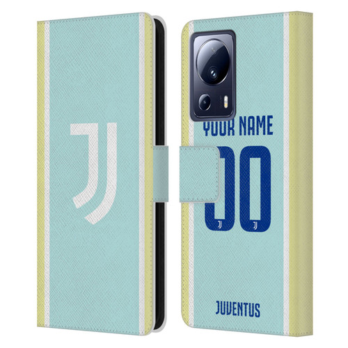 Custom Customised Personalised Juventus Football Club 2025/26 Kit Away Leather Book Wallet Case Cover For Xiaomi 13 Lite 5G