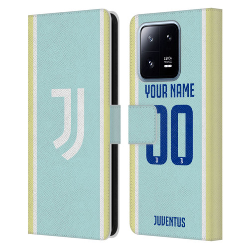 Custom Customised Personalised Juventus Football Club 2025/26 Kit Away Leather Book Wallet Case Cover For Xiaomi 13 Pro 5G
