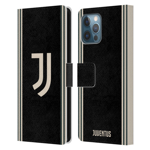 Juventus Football Club 2025/26 Kit Third Leather Book Wallet Case Cover For Apple iPhone 12 Pro Max