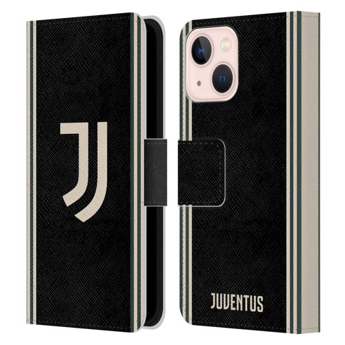 Juventus Football Club 2025/26 Kit Third Leather Book Wallet Case Cover For Apple iPhone 13 Mini
