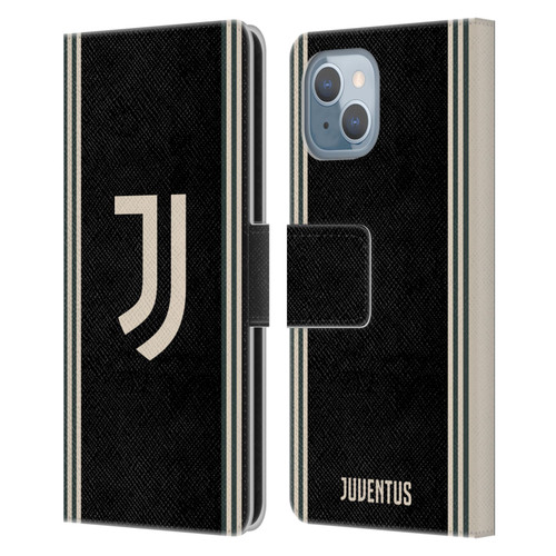 Juventus Football Club 2025/26 Kit Third Leather Book Wallet Case Cover For Apple iPhone 14