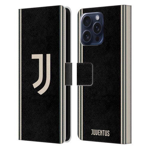 Juventus Football Club 2025/26 Kit Third Leather Book Wallet Case Cover For Apple iPhone 16 Pro Max