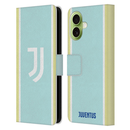 Juventus Football Club 2025/26 Kit Away Leather Book Wallet Case Cover For Apple iPhone 17