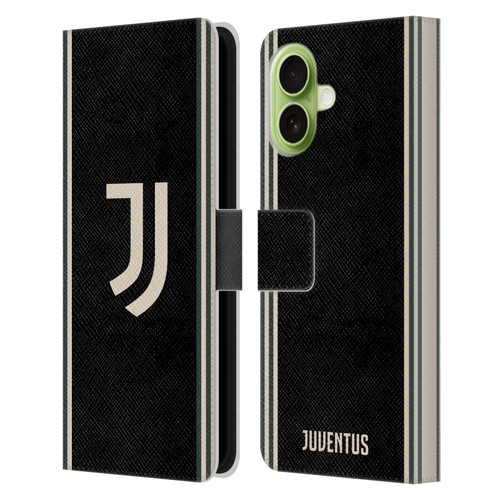 Juventus Football Club 2025/26 Kit Third Leather Book Wallet Case Cover For Apple iPhone 17