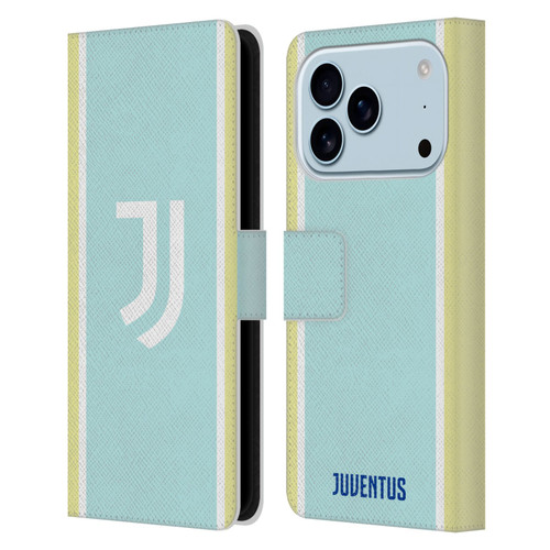 Juventus Football Club 2025/26 Kit Away Leather Book Wallet Case Cover For Apple iPhone 17 Pro