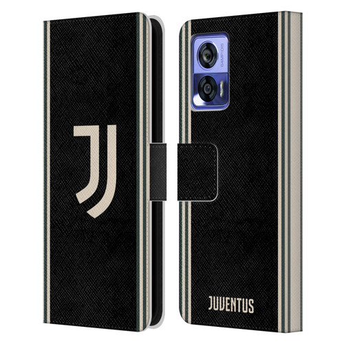 Juventus Football Club 2025/26 Kit Third Leather Book Wallet Case Cover For Motorola Edge 30 Neo 5G