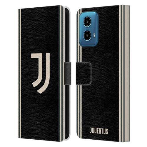 Juventus Football Club 2025/26 Kit Third Leather Book Wallet Case Cover For Motorola Moto G34 5G
