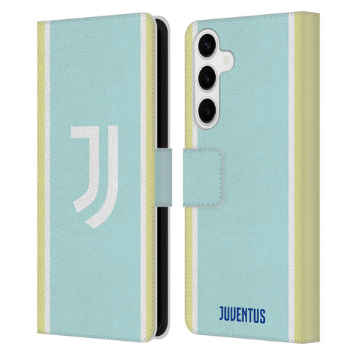 Juventus Football Club 2025/26 Kit Away Leather Book Wallet Case Cover For Samsung Galaxy S24+ 5G