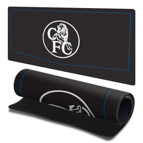 Chelsea Football Club 2025/26 Kit Third Gaming Office Desk PC Keyboard Mouse Mat Pad 23.62 x 11.81 x 0.12 inches (600 x 300 mm) - L