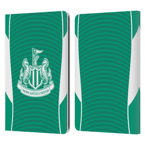 Newcastle United Football Club 2025/26 Crest Kit Away Leather Book Wallet Case Cover For Amazon Kindle Paperwhite 1 / 2 / 3