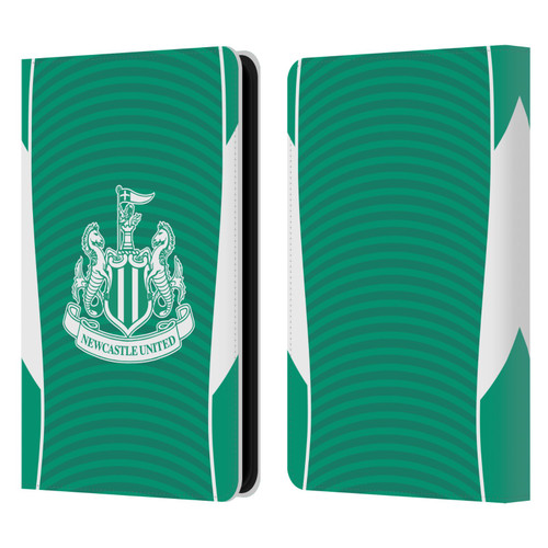 Newcastle United Football Club 2025/26 Crest Kit Away Leather Book Wallet Case Cover For Amazon Kindle Paperwhite 5 (2021)