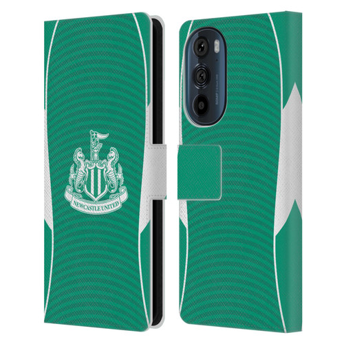 Newcastle United Football Club 2025/26 Crest Kit Away Leather Book Wallet Case Cover For Motorola Edge 30