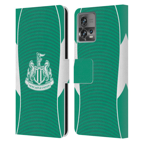 Newcastle United Football Club 2025/26 Crest Kit Away Leather Book Wallet Case Cover For Motorola Moto Edge 30 Fusion