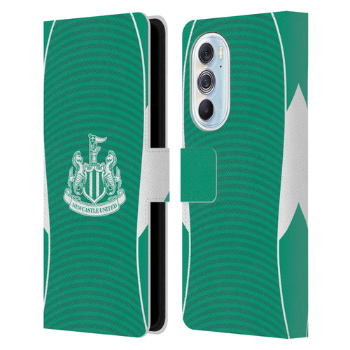 Newcastle United Football Club 2025/26 Crest Kit Away Leather Book Wallet Case Cover For Motorola Edge X30