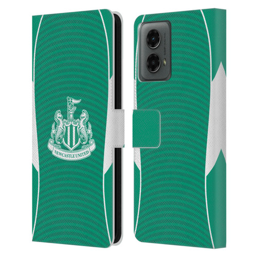 Newcastle United Football Club 2025/26 Crest Kit Away Leather Book Wallet Case Cover For Motorola Moto G (2024)