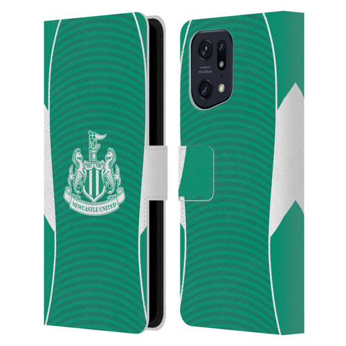Newcastle United Football Club 2025/26 Crest Kit Away Leather Book Wallet Case Cover For OPPO Find X5 Newcastle United Football Club 2025/26 Crest Kit Away Leather Book Wallet Case Cover For OPPO Find X5
