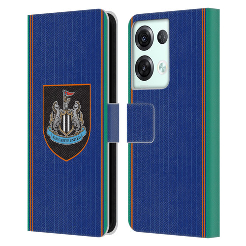 Newcastle United Football Club 2025/26 Crest Kit Third Leather Book Wallet Case Cover For OPPO Reno8 Pro