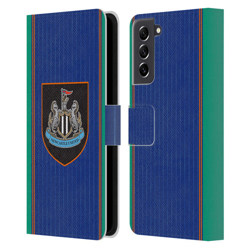 Newcastle United Football Club 2025/26 Crest Kit Third Leather Book Wallet Case Cover For Samsung Galaxy S21 FE 5G