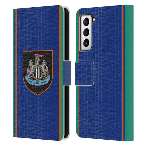 Newcastle United Football Club 2025/26 Crest Kit Third Leather Book Wallet Case Cover For Samsung Galaxy S21 5G