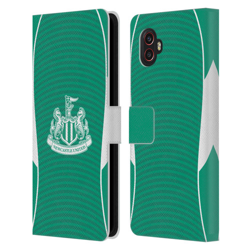 Newcastle United Football Club 2025/26 Crest Kit Away Leather Book Wallet Case Cover For Samsung Galaxy Xcover6 Pro/Pro2