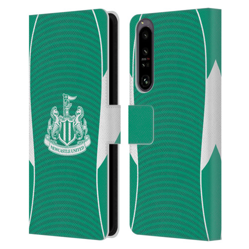 Newcastle United Football Club 2025/26 Crest Kit Away Leather Book Wallet Case Cover For Sony Xperia 1 IV