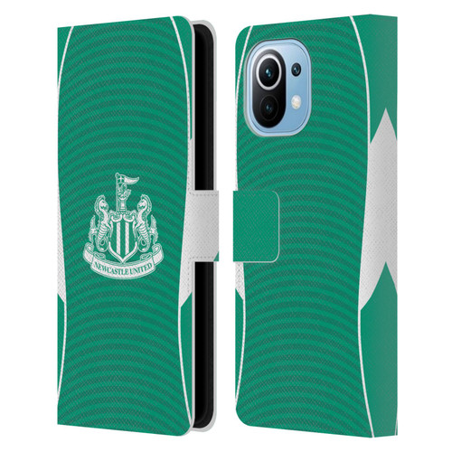 Newcastle United Football Club 2025/26 Crest Kit Away Leather Book Wallet Case Cover For Xiaomi Mi 11