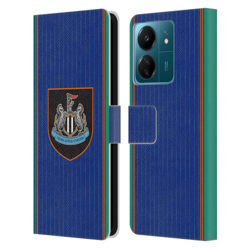 Newcastle United Football Club 2025/26 Crest Kit Third Leather Book Wallet Case Cover For Xiaomi Redmi 13C 4G