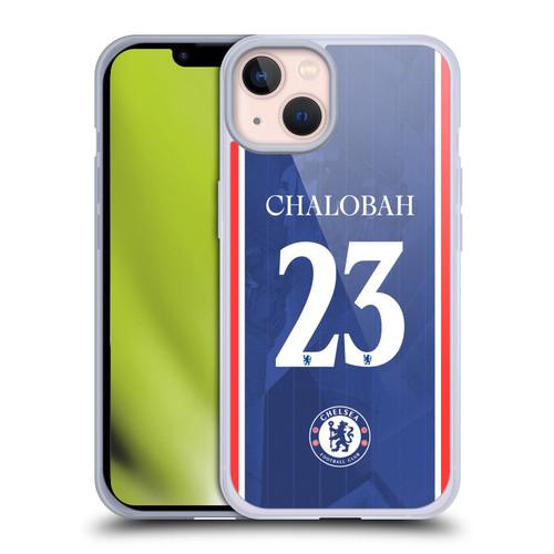 Chelsea Football Club 2025/26 Players Home Kit 1st Group Trevoh Chalobah Soft Gel Case for Apple iPhone 13