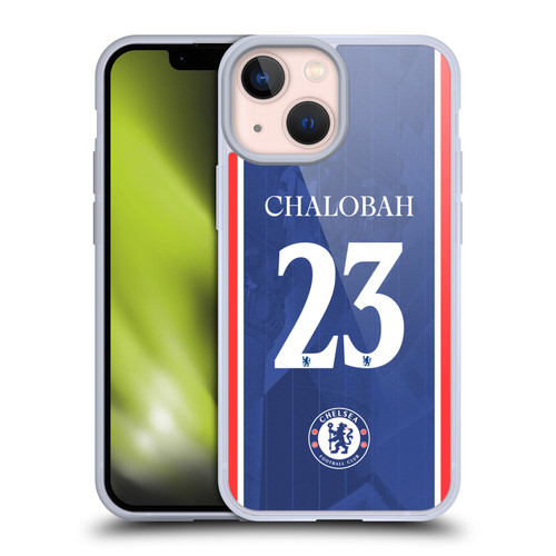 Chelsea Football Club 2025/26 Players Home Kit 1st Group Trevoh Chalobah Soft Gel Case for Apple iPhone 13 Mini