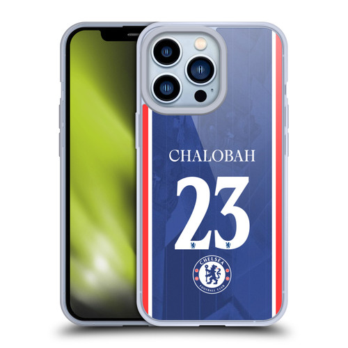 Chelsea Football Club 2025/26 Players Home Kit 1st Group Trevoh Chalobah Soft Gel Case for Apple iPhone 13 Pro