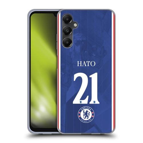 Chelsea Football Club 2025/26 Players Home Kit 1st Group Jorrel Hato Soft Gel Case for Samsung Galaxy A05s