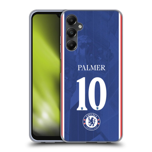 Chelsea Football Club 2025/26 Players Home Kit 1st Group Cole Palmer Soft Gel Case for Samsung Galaxy A05s