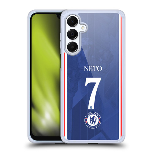 Chelsea Football Club 2025/26 Players Home Kit 1st Group Pedro Neto Soft Gel Case for Samsung Galaxy A16 5G