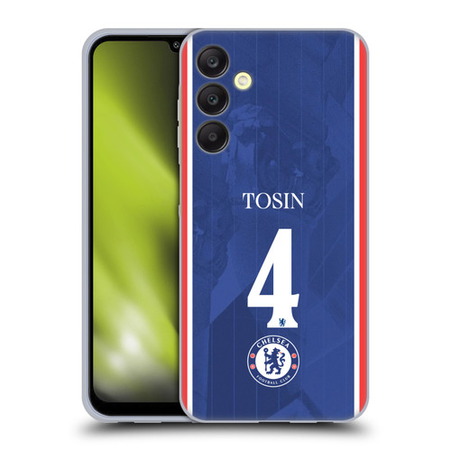 Chelsea Football Club 2025/26 Players Home Kit 1st Group Tosin Adarabioyo Soft Gel Case for Samsung Galaxy A25 5G