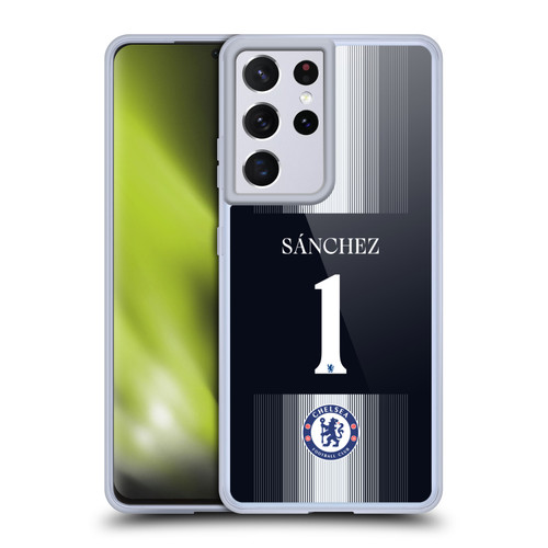 Chelsea Football Club 2025/26 Players Home Kit 1st Group Robert Sánchez Soft Gel Case for Samsung Galaxy S21 Ultra 5G
