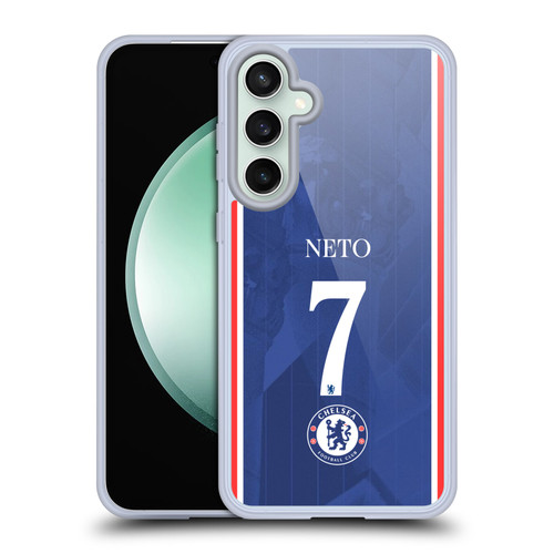 Chelsea Football Club 2025/26 Players Home Kit 1st Group Pedro Neto Soft Gel Case for Samsung Galaxy S23 FE 5G