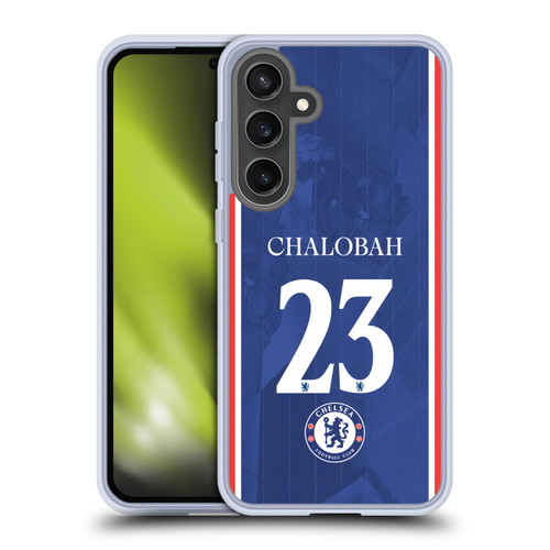 Chelsea Football Club 2025/26 Players Home Kit 1st Group Trevoh Chalobah Soft Gel Case for Samsung Galaxy S24 FE