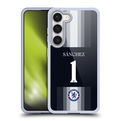 Chelsea Football Club 2025/26 Players Home Kit 1st Group Robert Sánchez Soft Gel Case for Samsung Galaxy S23 5G
