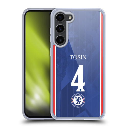 Chelsea Football Club 2025/26 Players Home Kit 1st Group Tosin Adarabioyo Soft Gel Case for Samsung Galaxy S23+ 5G