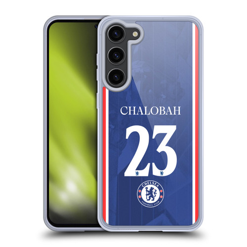 Chelsea Football Club 2025/26 Players Home Kit 1st Group Trevoh Chalobah Soft Gel Case for Samsung Galaxy S23+ 5G