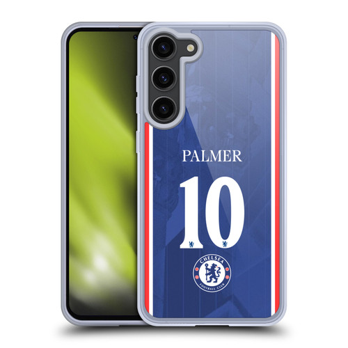 Chelsea Football Club 2025/26 Players Home Kit 1st Group Cole Palmer Soft Gel Case for Samsung Galaxy S23+ 5G