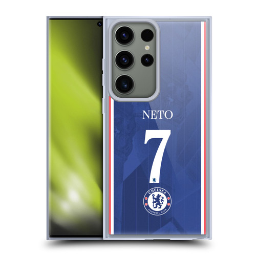 Chelsea Football Club 2025/26 Players Home Kit 1st Group Pedro Neto Soft Gel Case for Samsung Galaxy S23 Ultra 5G